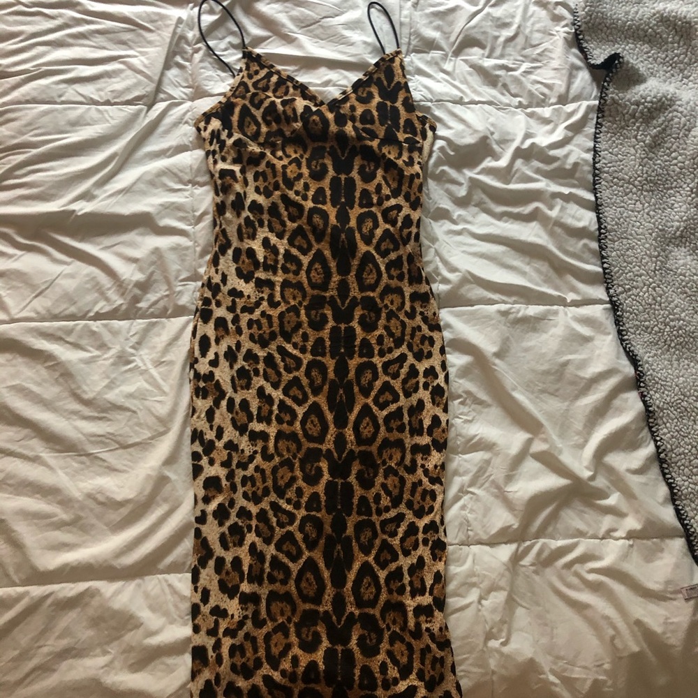 SOLD Cheetah design dress